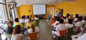 Presentation of the chAnGE project during an international meeting at the Department of Nursing